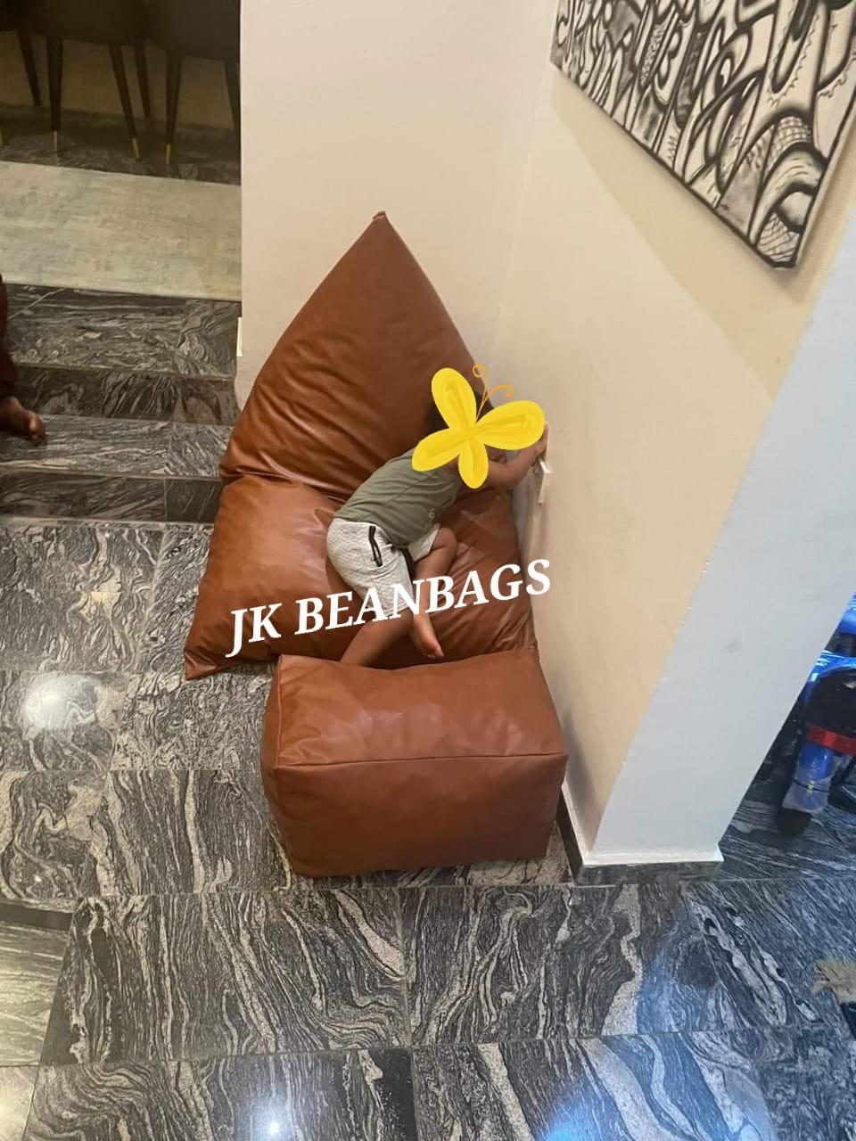 Kids Triangle Beanbag Set