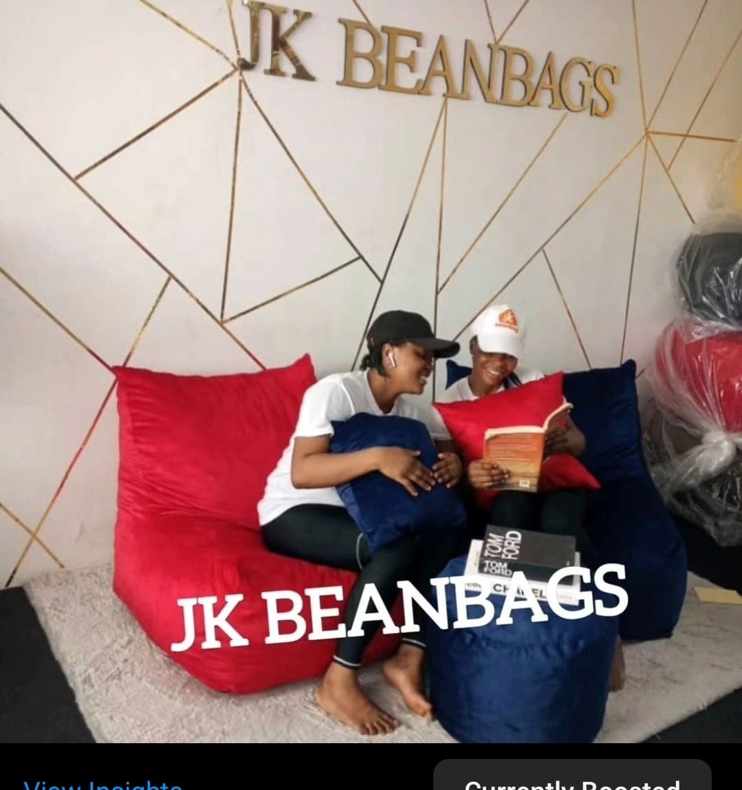 Large Lounger Beanbag . 2.5ft height x 2.5ft width