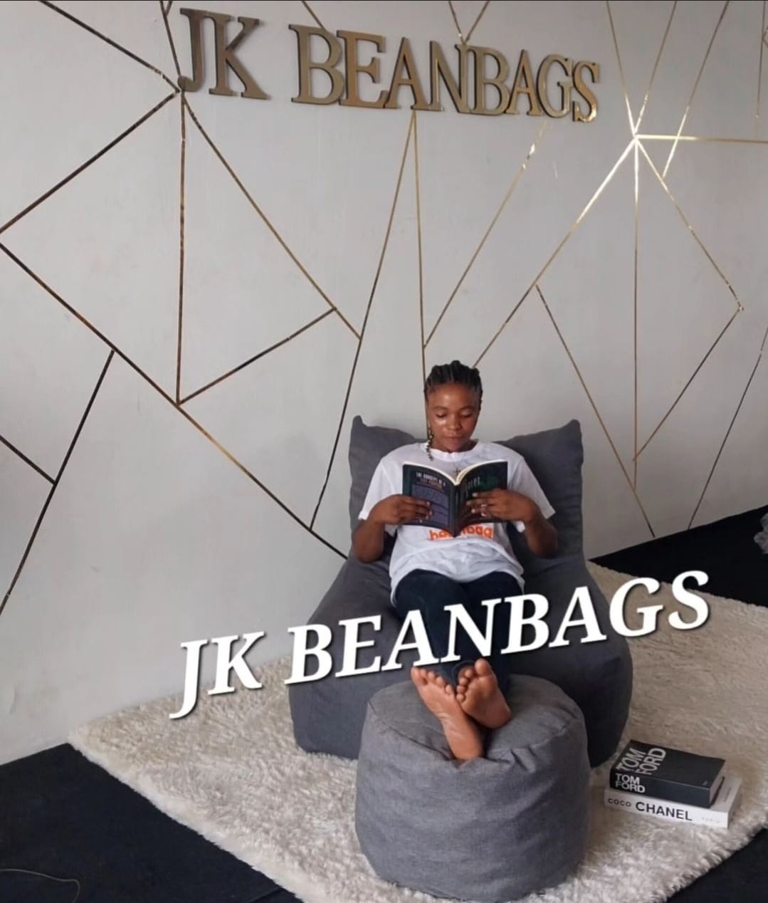 L Lounger Beanbag