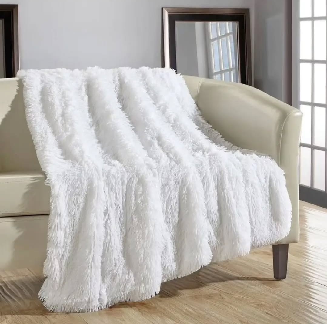 White Fur Blanket