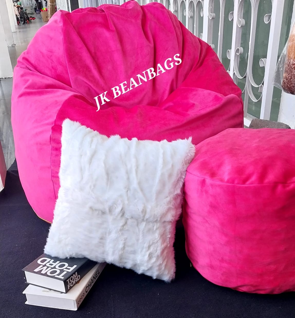 L Chair Beanbag set